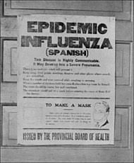 How did the Flu Epidemic End in 1918?